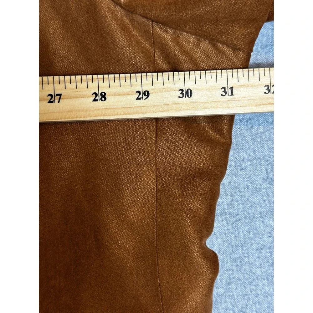 KS Signature Blazer Mens 62 Big Camel Brown Faux Suede Sport Coat